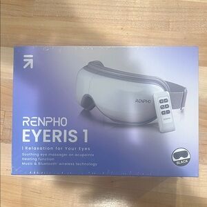 RENPHO Eye Massager with Heating Function - Black